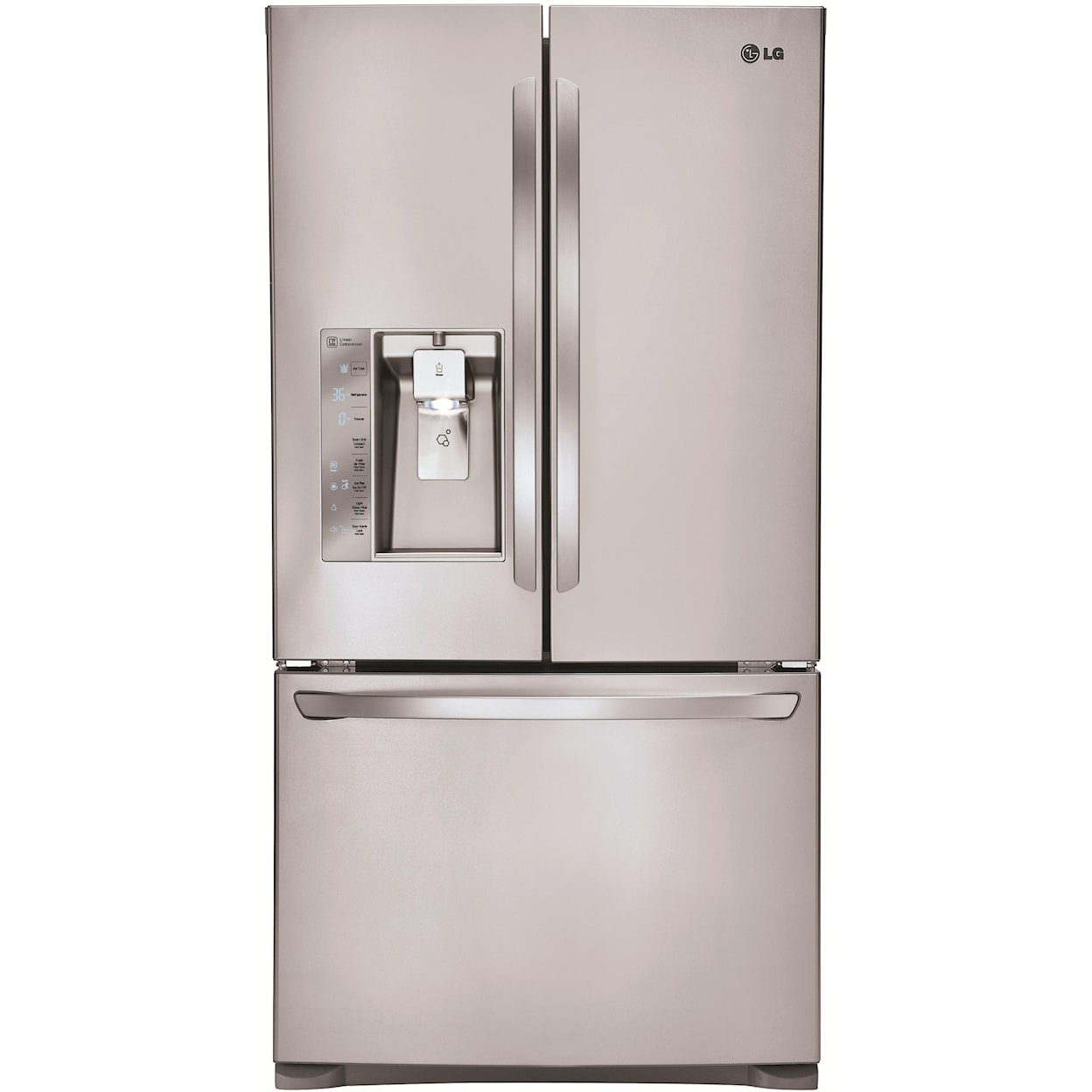 LG Appliances LFXC24726S 24 Cu Ft ENERGY STAR 3 Door Counter Depth 